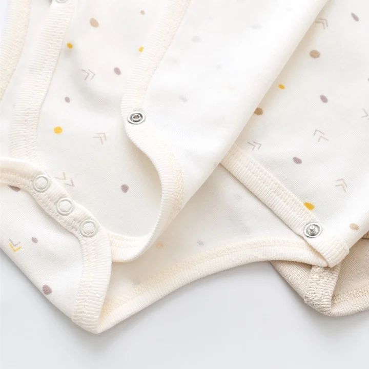 Long Sleeve Organic Patterned Bodysuit Set