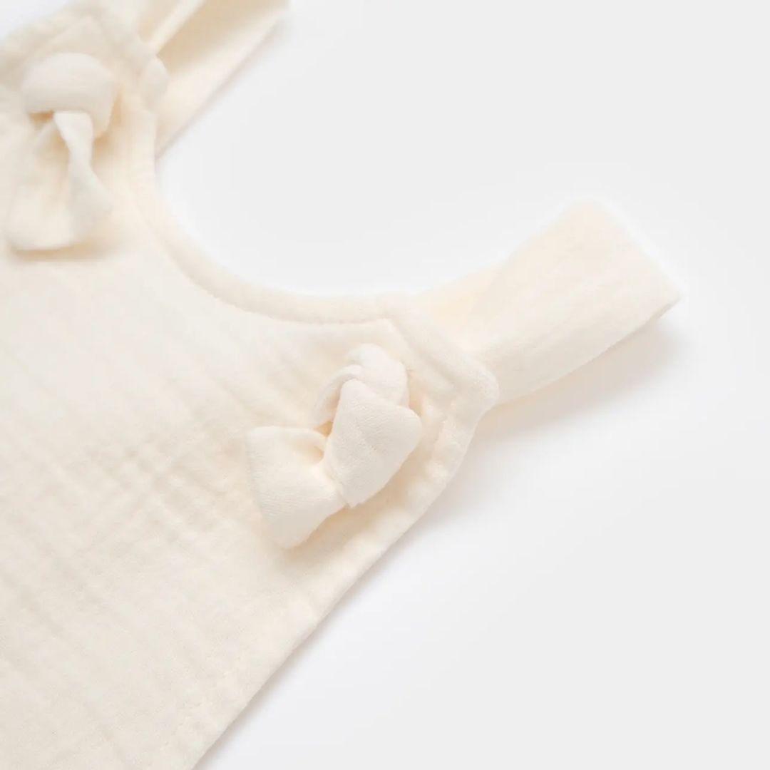 Organic Baby Bridle Pants - White