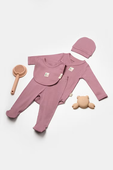 Organic Bamboo 4 Piece Set