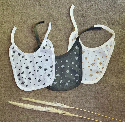 Organic 3 Piece Bibs Set