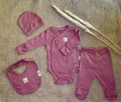 Organic Bamboo 4 Piece Set